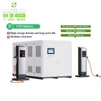 CTS BESS 150kwh 300kWh Système de stockage de batterie au lithium avec chargeur rapide de véhicule électrique 50kW 100kW