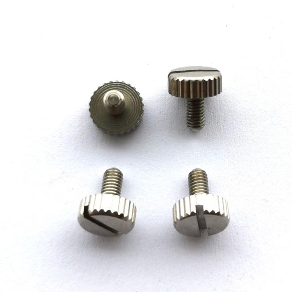 M2.5X6 Stainless Steel Machine Screws knurled head passivated