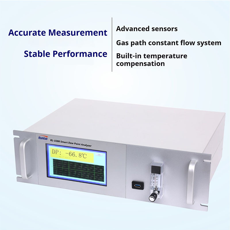 Metal Construction Gas Dew Point Meter Industrial Detector Trace Water Analyzer