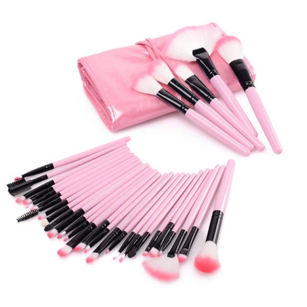 Flat Makeup Liquid Foundation Brush Set , Synthetic Contour Blending Brush