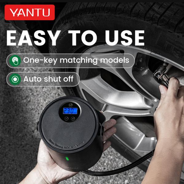 YANTU A05 Wired Tire Inflator Portable Air Compressor 12V Compressors Pump for Car Tyre