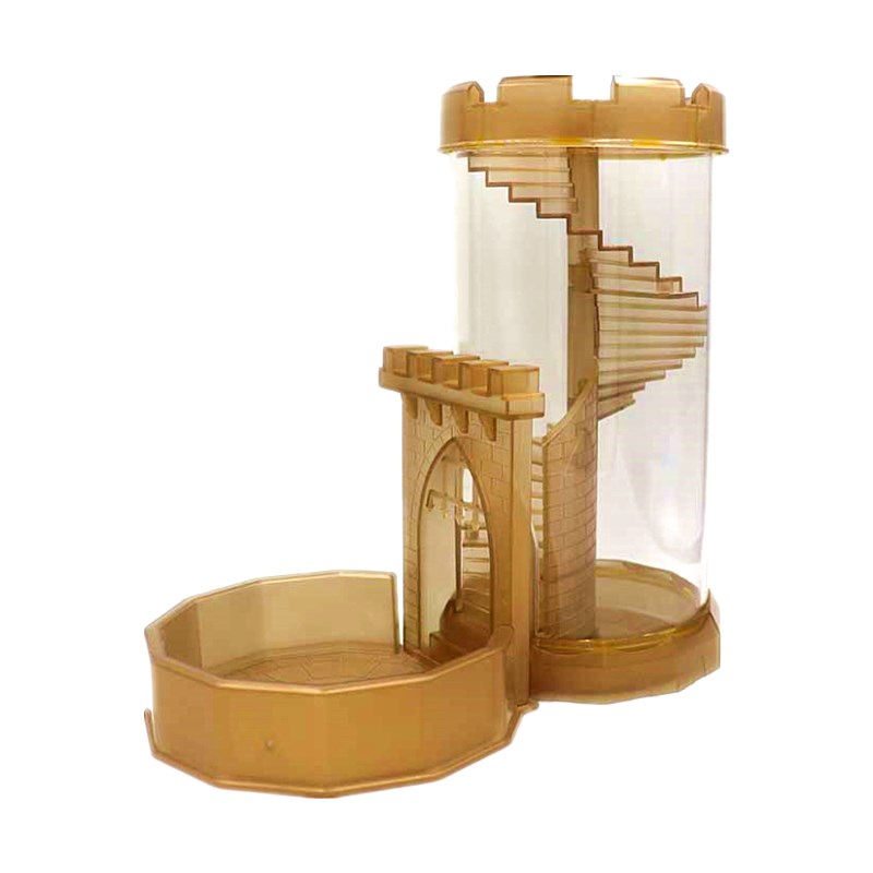 Customized Color Durable Plastic Spiral Staircase Design Dice Tower for DND Game Dice Cup