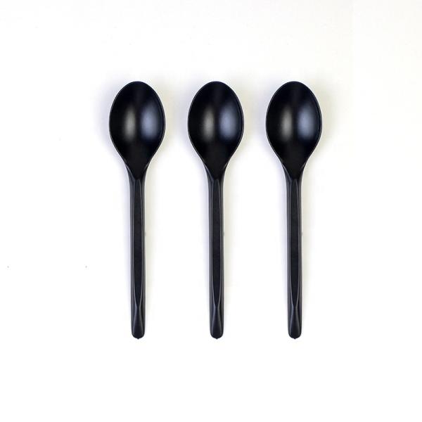 100pcs/Box Disposable Cutlery Heavy Duty Ice Cream Spoon 13cm Length