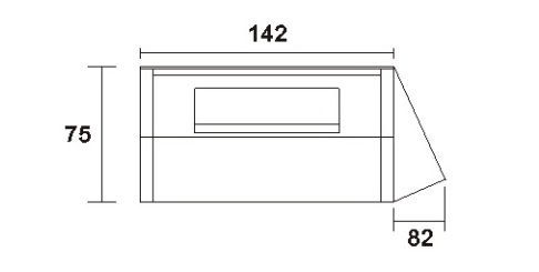 White Plastic ABS Toilet Paper Holder Toilet Roll Holder 142×75mm