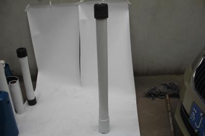 En acier inoxydable en mer, avec peinture noire