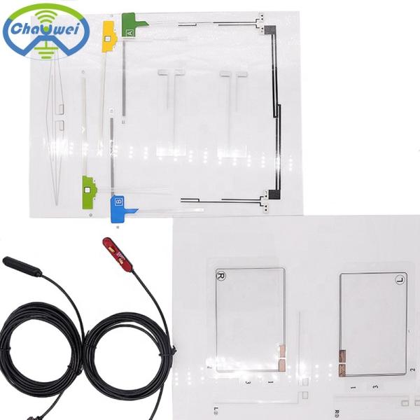 Car ISDB DVB Atsc Tv Antenna 20dBi Universal Indoor Green Film