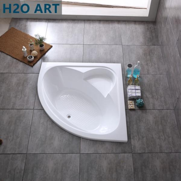 HA10 Corner Drop Simple Acrylic Bathtub with Built-in Design and Affordable Prices
