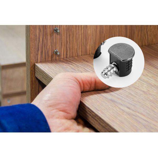 12*12мм цинковый сплав Шелковые стойки, мебель плоской упаковки