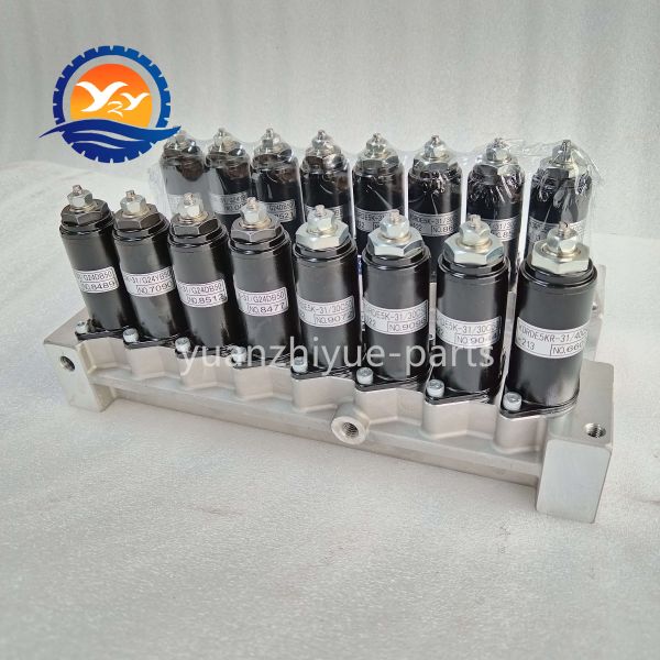 SK200 Solenoid Valve Assy YN35V00047F1 for Kobelco SK200-8 SK250-8 SK350-8 Excavator Solenoid Valve Parts