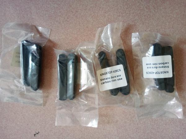 brake pads replacement for carbon road bike wheel cork wood material shima promotion wed use and BLACK color