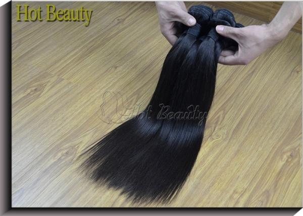 Peruvian Virgin Human Hair Extensions Soft Touch Tangle Free No Dye Ends For Black