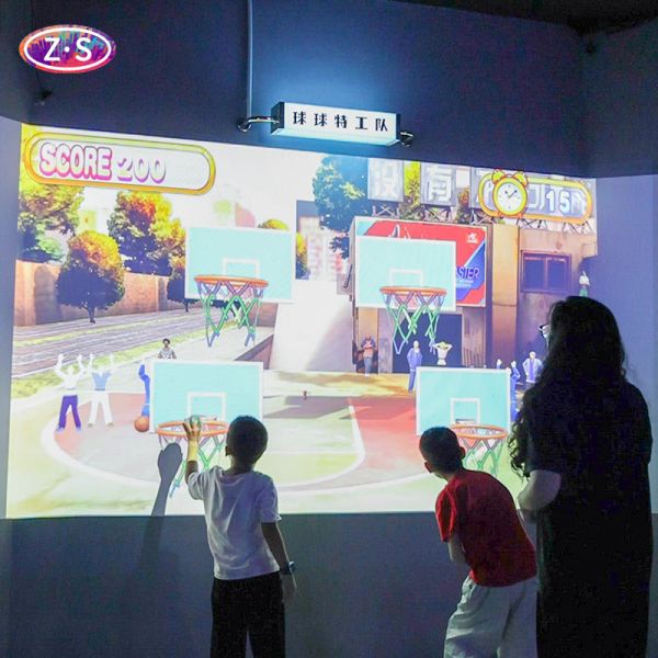 Vibrant Interactive Wall Projection With Double Interactive Effects Leisure Activities