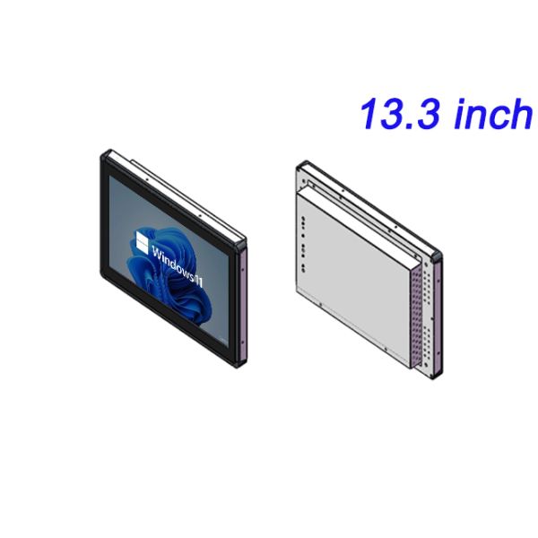 13.3 inch Wall Mounted Windows building Advertising Industrial LCD Panel Mount manufacturer