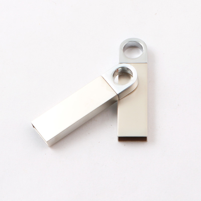 Ручка памяти USB логотипа 2,0 лазера привода USB металла 4GB 8GB 16GB внезапные серебряная