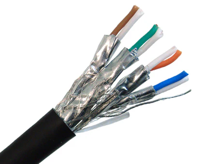 CAT7A SFTP Shielded LAN Cable 1000FT with 10Gbps Speed and 1000MHz Bandwidth