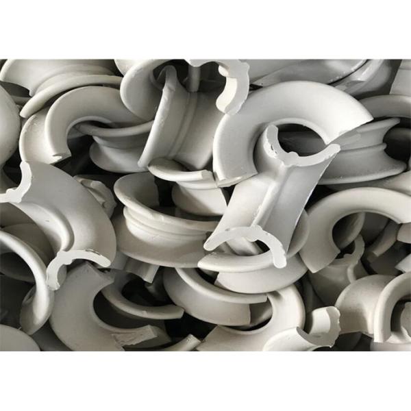 5MM Desulfurization Tower Ceramic Saddles Packing Anti Corrosion