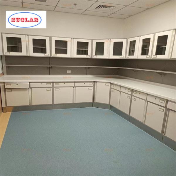 110 Degree Hinge and Stainless Steel Handle  Hospital Disposal Cabinet Materials for Hospital Furniture