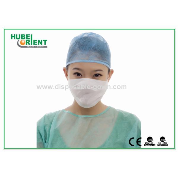 Анти- пыль белые 2 курсирует бумажные устранимые лицевые щитки гермошлема для больницы