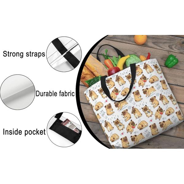 New Fashion Canvas Beach Bag Women'S Shoulder Bag Simple Tote Bag Large Capacity Shoulder Handbag Purchase