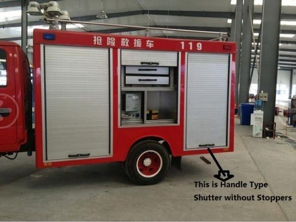 Anodized Aluminium Security Roller Shutter for Fire Truck Door