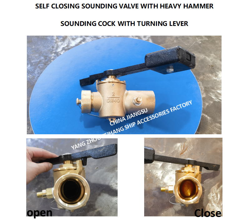China Sounding Self-Closing Valve DN65 CB/T3778-99  & SOUNDING COCK THREADED ENDS & Self Closing Cock for Sounding Pipe  Supplier - FeiHang Marine