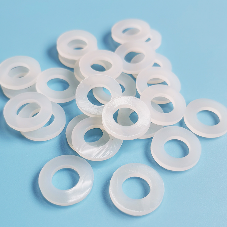 PA6 PA66 Custom Made Plastic Parts Washers PVC Flat Gaskets Injection Mold