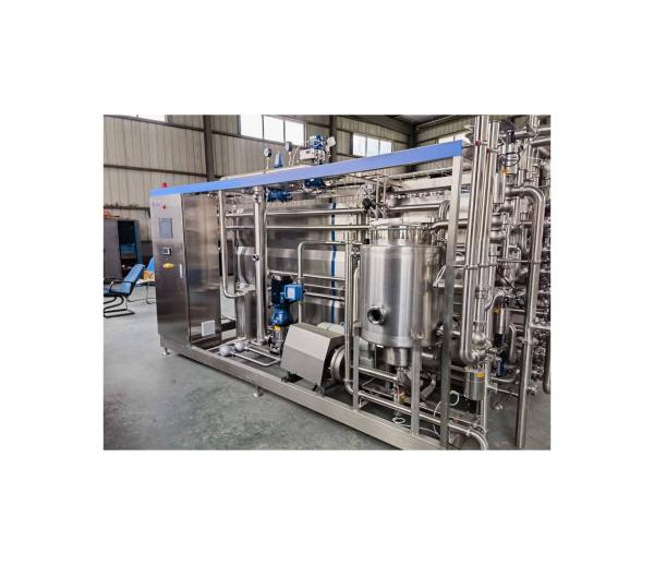 Máquina de esterilização para bebidas lácteas, geleia de frutas, ketchup asséptico tubular e pasteurização