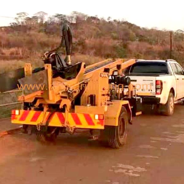2300r/Min 80 Rpm Hydraulic 89mm Trailer Mounted Drill Rig
