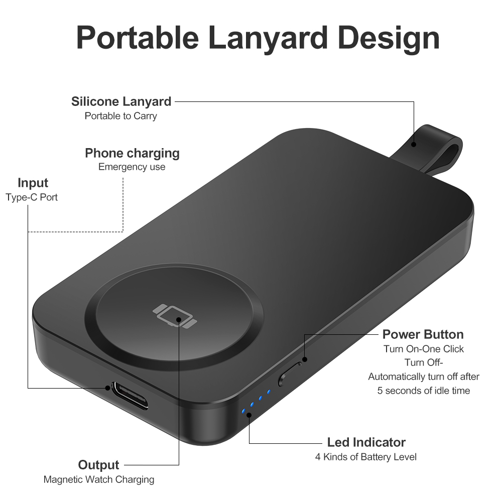 Магнитный Apple Wireless Power Bank 12V 3A 2 в 1 зарядное устройство Magsafe