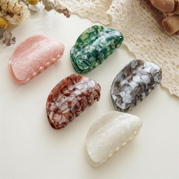 French acetic acid hair clip women accessories temperament shark large back hair clip headwear