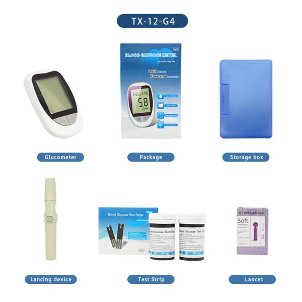 метр глюкозы Portatil мониторов глюкозы 8s цифров домашний стерильный