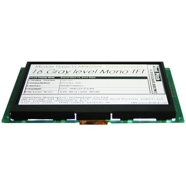 6.2 Inch Lcd Display 640x320 Resolution MONO TFT LCD Sunlight Readable Monitor