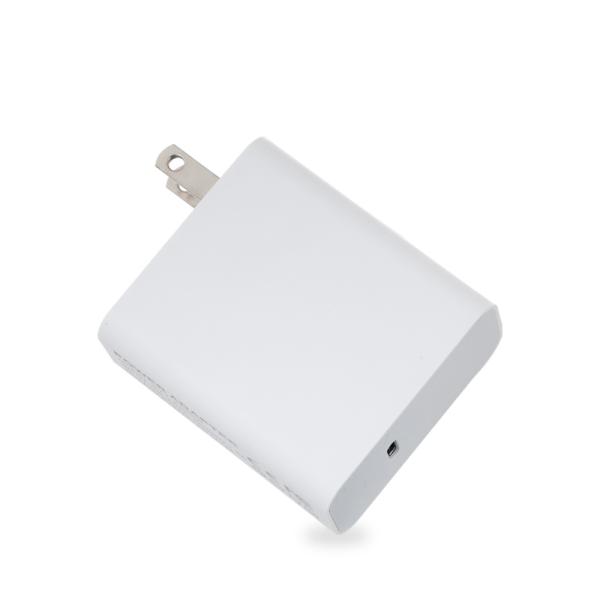 Chargeur mural USB-C US Plug de 60 W 2 broches Adaptateur de charge rapide compact pour ordinateur portable, téléphone, tablette, utilisation en voyage (entrée de 240 V)