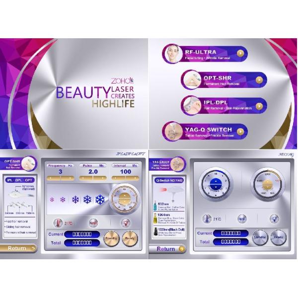 профессиональная машина лазера Ipl портативной машинки 2000w для удаления татуировки