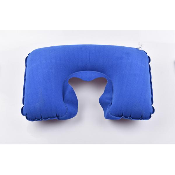 U Shaped Inflatable Travel Pillow 42g Customized Logo 25.6*44 CM