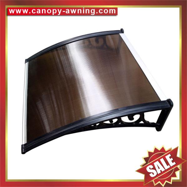 hot selling back frontal Aluminum alu bar connector Profile tube for diy pc polycarbonate awning canopy