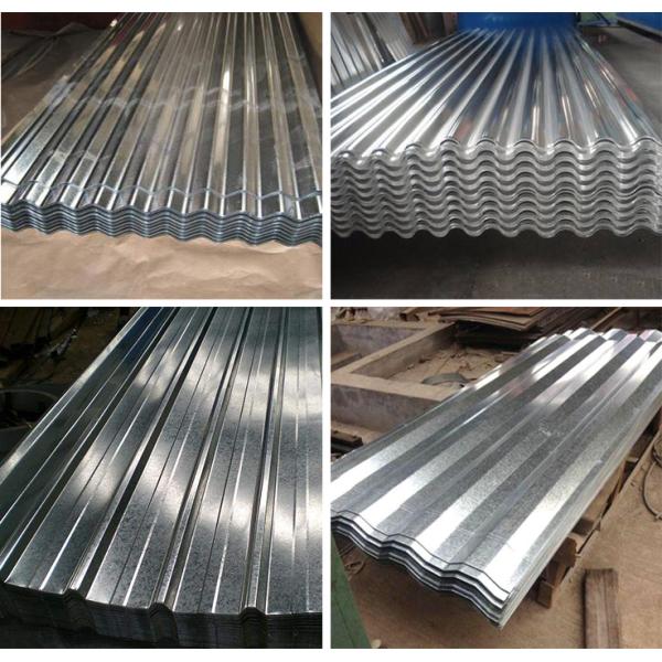 SMP Corrugated Galvanized Sheet Metal 1100mm Galvanized Steel Sheet