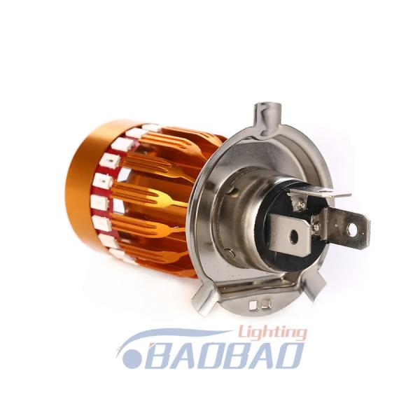 H4 BA20D RGB High Quality Motorcycle LED Fog Light Mini Driving Lights Headlight Bulb 10w Motorcycle for Motor Car Accessories