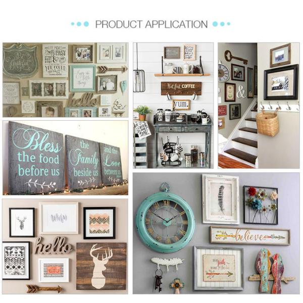 Odm Wedding / Restaurant 2.2cm Custom Wood Plaque Signs