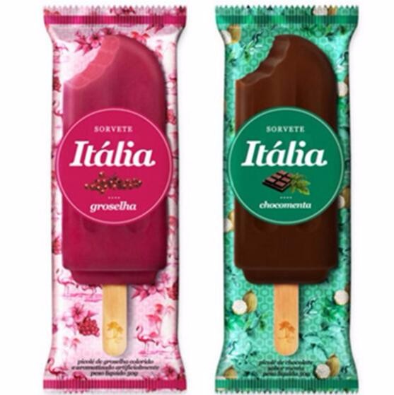 Environmentally Friendly Aqueous Coating Frozen Sucker Popsicle Packaging Bag for Food