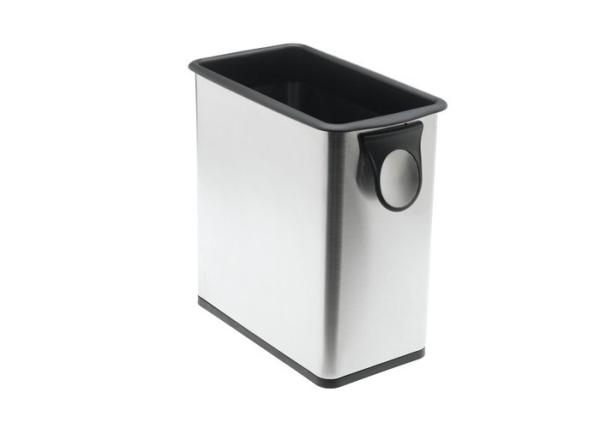 Customized Colors Stainless Steel Trash Can , Stainless Steel Dustbin For Home  / School