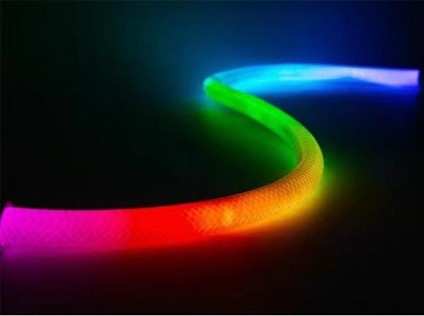 Couleur de rêve magique 24v couverture tissée 360 degrés LED tubes néonflex pixel rgbic néon éclairages flexibles