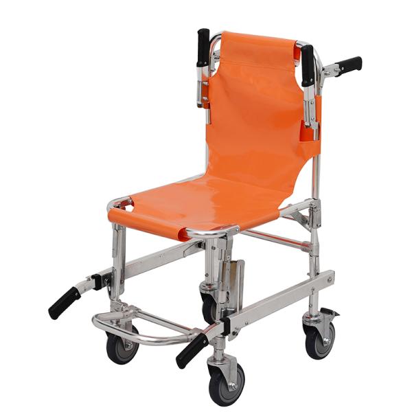 Durable Evacuation Aluminum Alloy Folding Stair Stretcher Manual Power Source