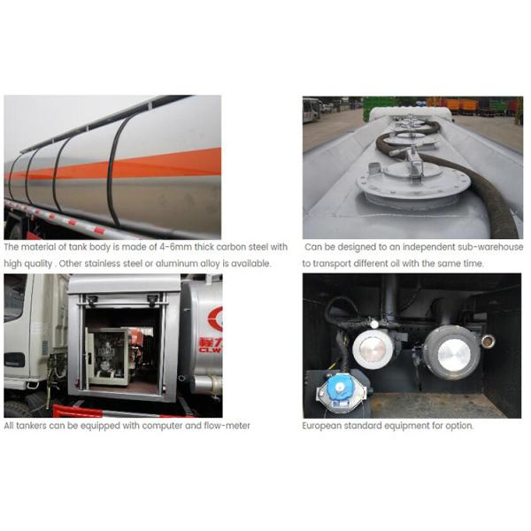 ISUZU Fuel Tanker Truck  With Hose Reel And Rollover Protection System