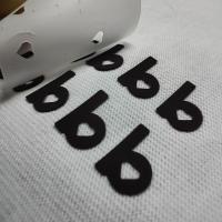Logo de transfert thermique personnalisé en silicone 3D Décals de transfert thermique lavables pour chemises