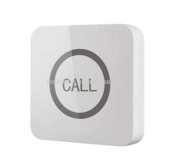 white beautiful touch to call wall installed hall call button