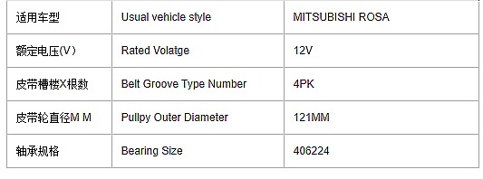 Compressor Clutch Part Pulley Coil Hub for MITSUBISHI ROSA 12v Magnetic Clutch  Ac air ConditIon
