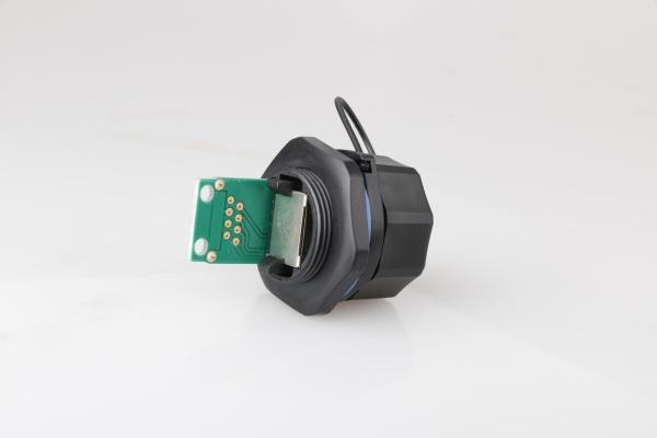 CNLINKO LP24 RJ45 Waterproof Connector LED Display Connector IP68 Waterproof Rj45 Connector
