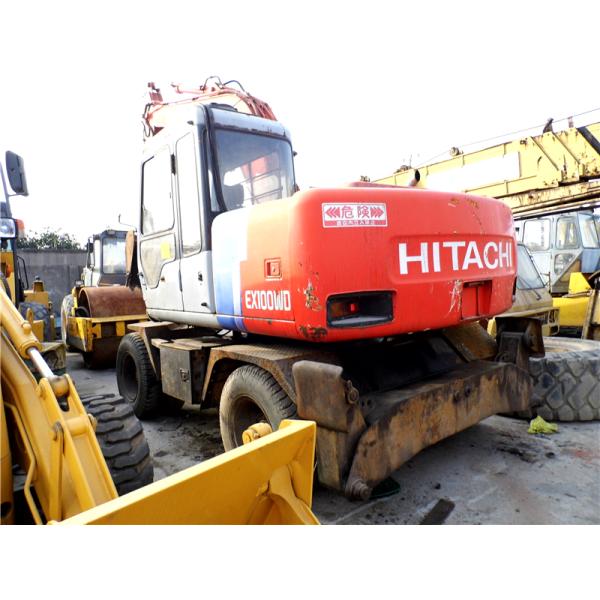 Original japan Used HITACHI EX100WD-2 Wheel Excavator