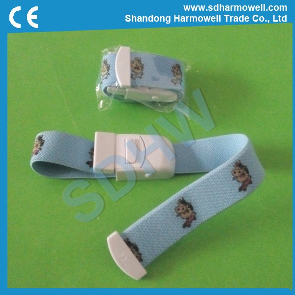 Cartoon printed medical buckle tourniquet for children with CE mark